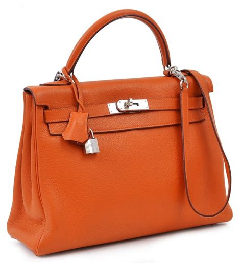 hermes handbag orange|orange hermes kelly bag.